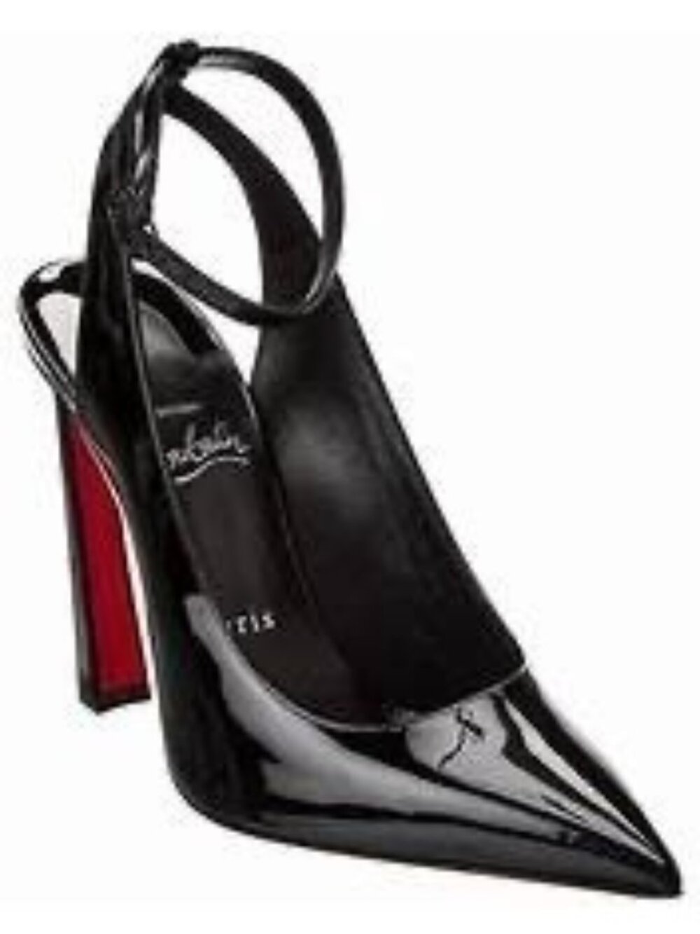 Christian Louboutin NIB Condora 100 Patent Leather Slingback Pumps Size 36 - Picture 2 of 5